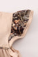 Camouflage hound embroidery ruffle dress