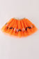 Orange halloween sequin tutu skirt