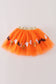 Orange halloween sequin tutu skirt