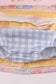 Pink floral pumpkin embroidery ruffle bubble