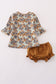 Halloween camouflage applique bloomer set