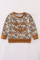 Halloween camouflage applique boy top