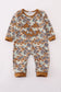 Halloween camouflage applique romper