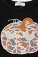Black camouflage pumpkin applique bloomer set