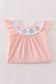 Pink embroidery dress