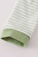 Sage turkey applique stripe romper