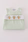 Sage turkey embroidery gingham jonjon