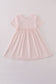 Scarecrow embroidery stripe dress