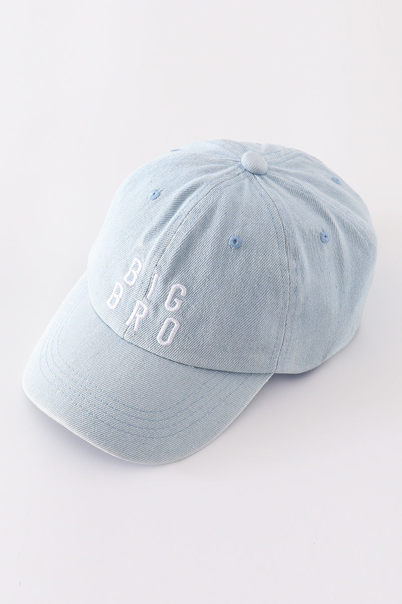 Denim embroidery baseball cap