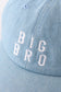 Blue big bro embroidery hat