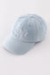 Denim embroidery baseball cap