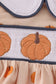 Khaki embroidery smocked bloomer set