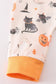 Halloween zip girl romper