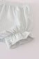Blue boots embroidery ruffle bloomer set