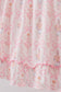 Pink nutcracker print ruffle gown