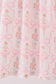 Pink nutcracker print ruffle dress
