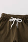 Camouflage print pants set