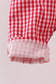 Red woven christmas tree reindeer smocked jonjon
