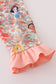 Princess floral print pajamas set