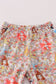 Princess floral print pajamas set