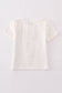 Flag bow ice-cream sequin mom&me top