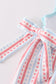 Blue whale embroidery girl dress