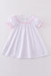 Valentine's day heart embroidery girl dress