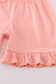 Purple bunny embroidery smocked girl set