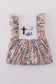 Easter blessings he is risen embroidery girl dress