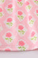 Pink floral bunny applique dress