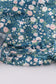 Green floral bunny applique bubble
