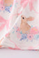 Pink easter bunny bow girl dress