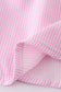 Pink seersucker animal embroidery set