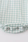 Green boy gingham bubble