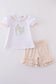 Easter cross embroidery girl set