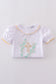 Easter cross embroidery girl set