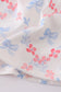 Blue bow lattice print mom&me dress