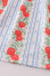 Apple print bow bloomer set