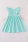 Blue character applique dress
