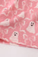 Halloween ghost embroidery ruffle dress