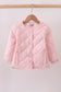 Pink quilted jacket