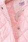 Pink quilted jacket
