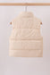Cream mom&me puffer vest
