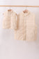 Cream mom&me puffer vest