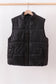 Black mom&me puffer vest