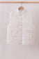 White mom&me puffer vest