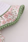 Pink pumpkin smocked floral ruffle bubble