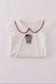 Alabama polka dot elephant french knot ruffle pants set