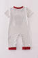 Alabama polka dot elephant french knot romper