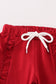 Alabama polka dot elephant french knot ruffle pants set